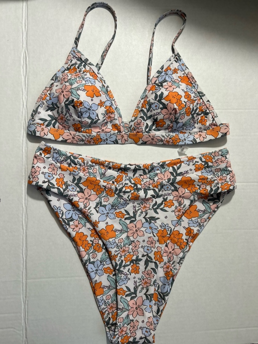 Cupshe Women’s Floral Triangle Two Pieces Bikini Set Size M